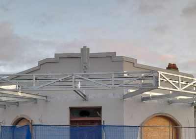 New awning for historic building